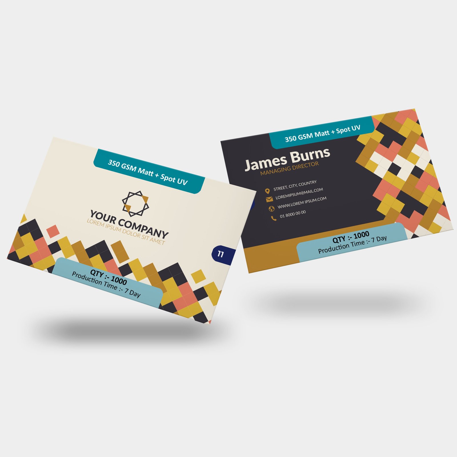 350 GSM Matt Card