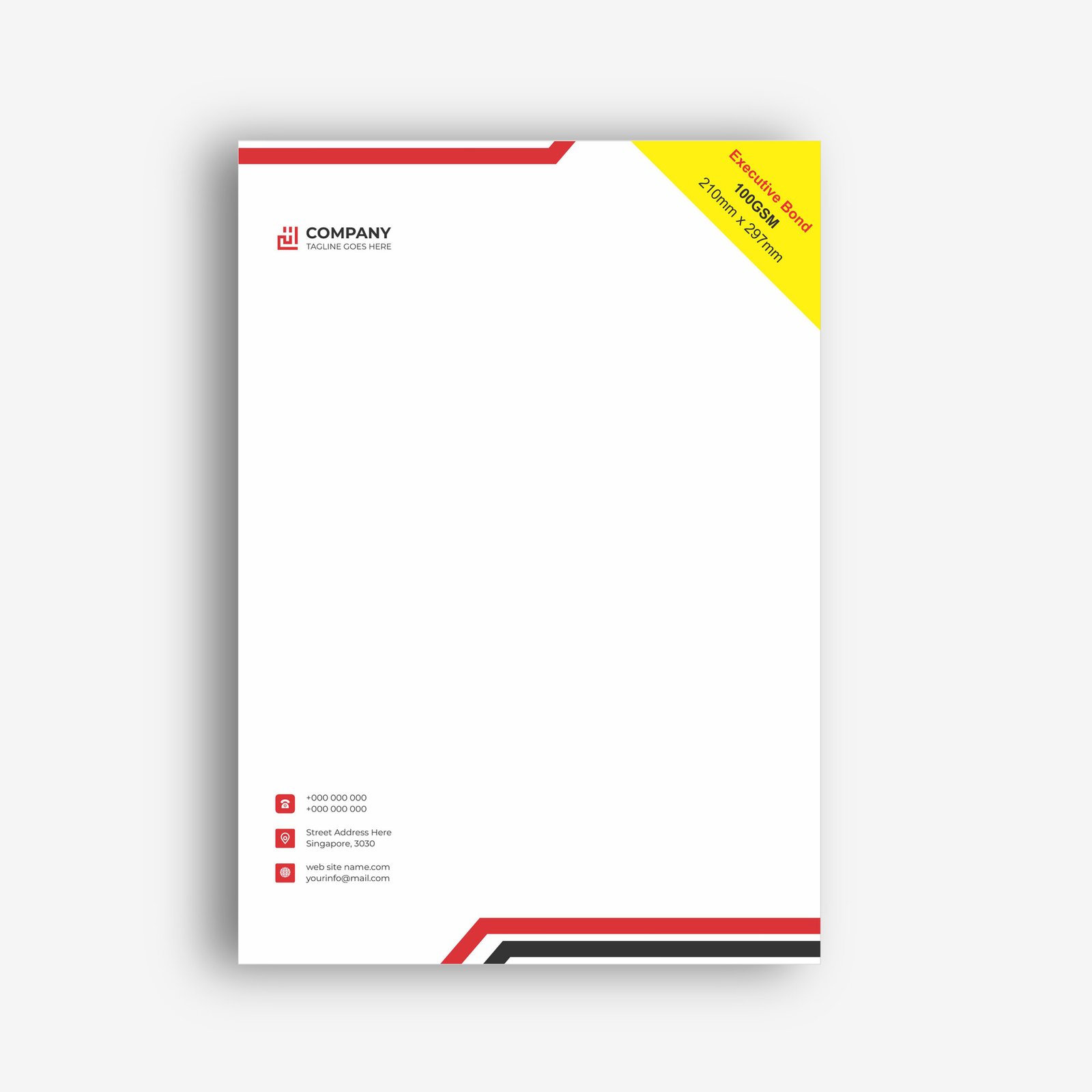 Executive Bond Letterhead