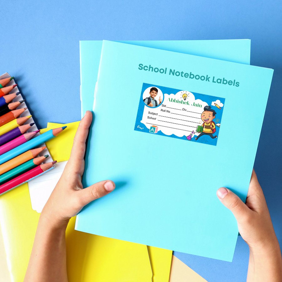 School Notebook Labels
